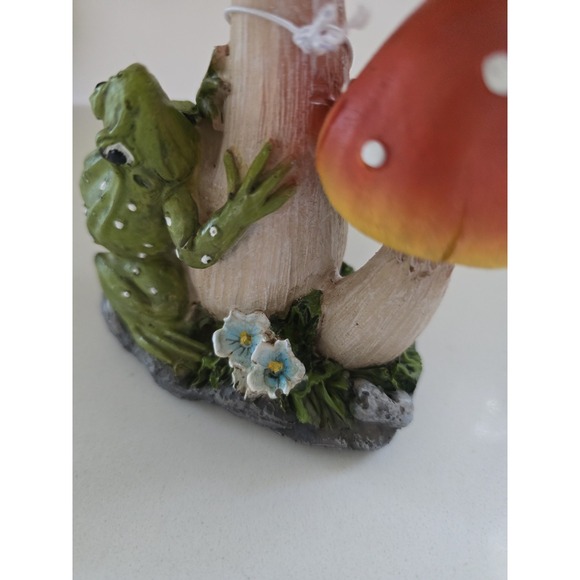 Gerson Company Resin Mushroom Frog Snail Figurine New With Tag - Picture 6 of 6